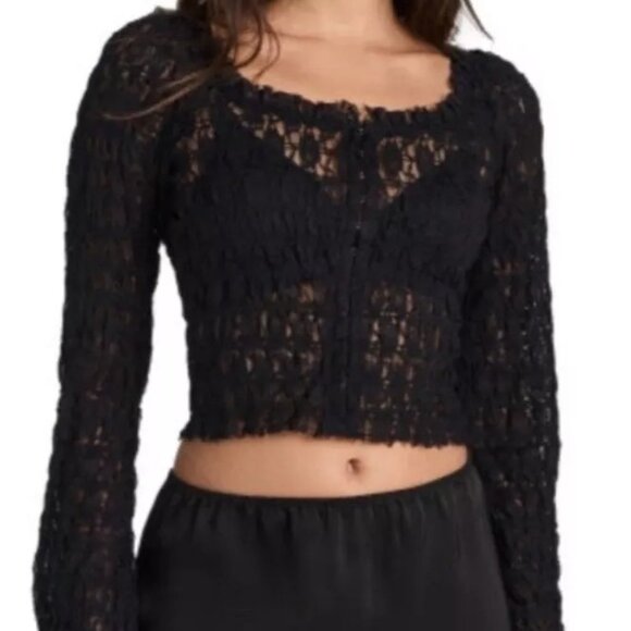 FREE PEOPLE Tops - MADISON LACE TOP (Size Medium)